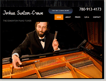 Tablet Screenshot of edmontonpianotuning.ca